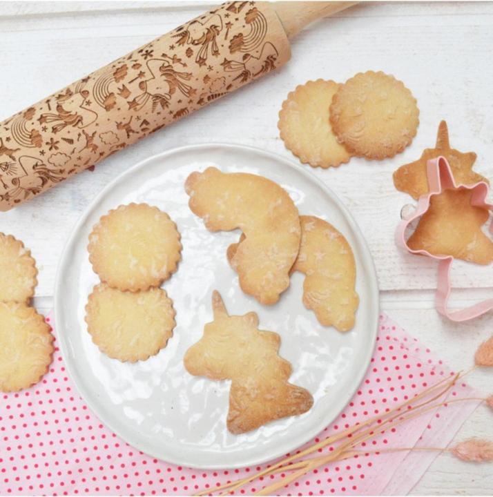 Actual product image ScrapCooking Teigroller mit Prägung "Einhorn" 39cm