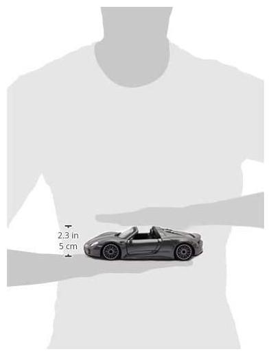 Actual product image Bburago Porsche 918 Spyder 1:24 Grey
