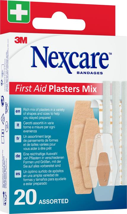 Nexcare Erstehilfe Pflaster Mix (20 x)