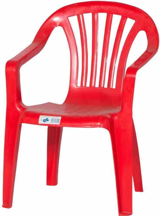 ProGarden Stacking chair Sedia Baby 38x38x52 cm plastic in red (Child armchair)