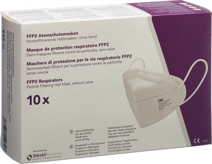 Actual product image Stöckli FFP2 respirator mask (FFP2, 10 x)