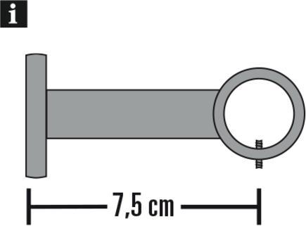 Produktbild Gardinia Träger geschlossen für Ø 25 mm