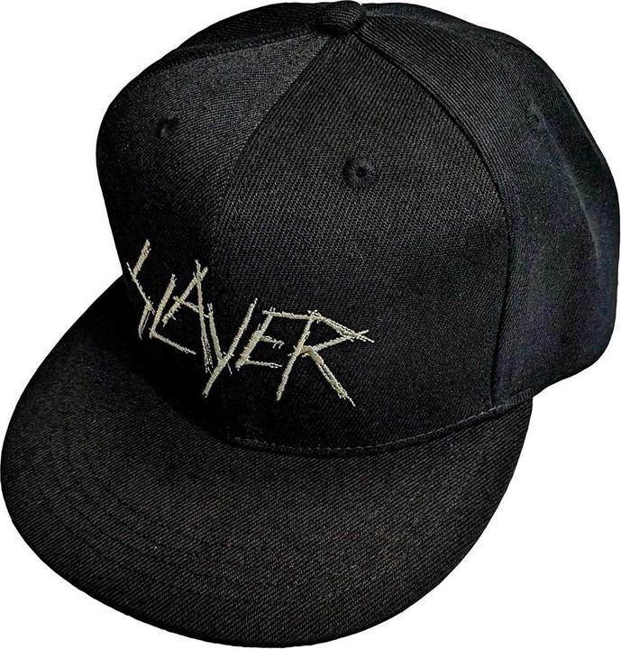 Actual product image Slayer Scratchy Logo Snapback Cap