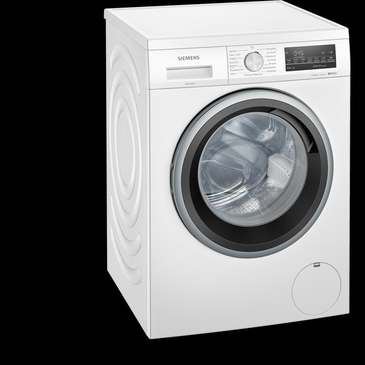 Actual product image Siemens iQ500, washing machine, frontloader fullsize, 8 kg, 1400 rpm, WU14UT71 (8 kg, Left)