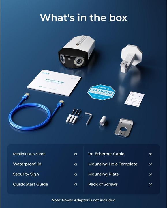 Produktbild Reolink Duo Series P750-16MP (7680 x 2160 Pixel)