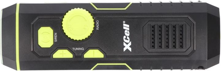 Produktbild XCell Dynamo Taschenlampe mit FM Radio, Alarm und Powerbank-Funktion (30 lm)