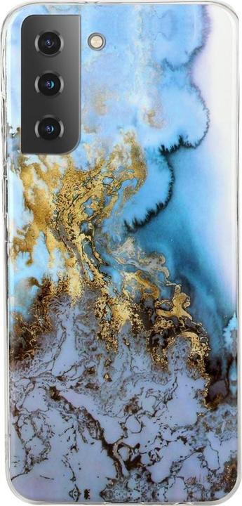 Produktbild Cover-Discount Galaxy S22 - Silikon Gummi Hülle Blue Marble (Samsung Galaxy S22+)