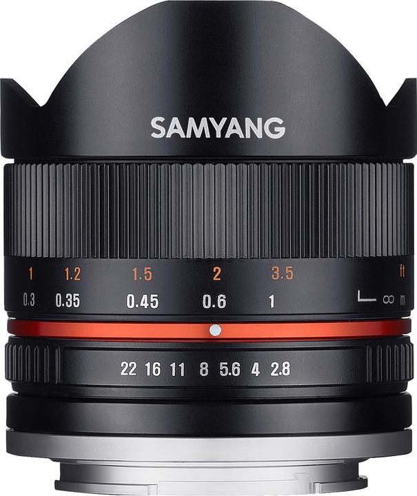Image du produit Samyang 8mm f/2.8 II - Fujifilm X (Noir) (Fujifilm Fujinon XF, APS-C / DX)