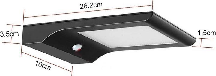 Produktbild Autosolar 2.5W Solarlampe Bewegungsmelder mit LED / Solar für Garten (450 lm, IP65)