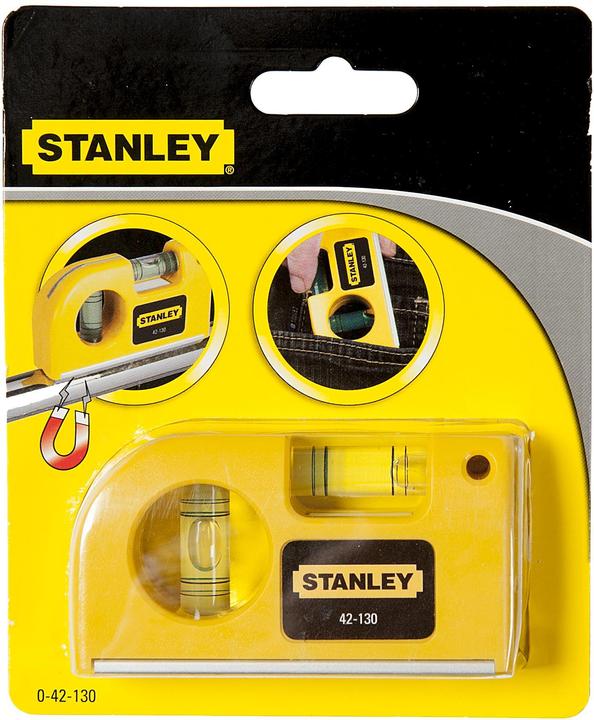 Actual product image Stanley Pocket spirit level, 8.7cm (2 cm)