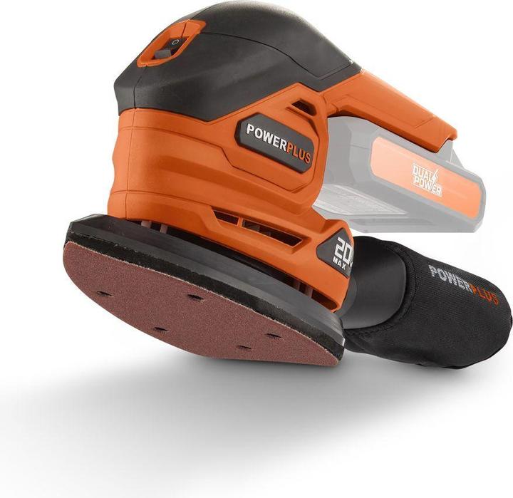 Powerplus Dual Power Multischleifer 20V - excl. Akku und Ladegerät - 1 Acc. (Multischleifer)