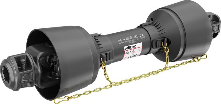 Image du produit Wiltec Arbre de transmission T1 Cardan 500-650mm 210Nm 540tr/min Prise Force 18kW (25CV) 2x 1 3/8" 6 D (Accessoires pour tracteurs)