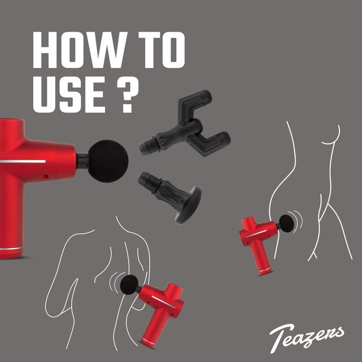 Image du produit Teazers Massage Gun - Rouge