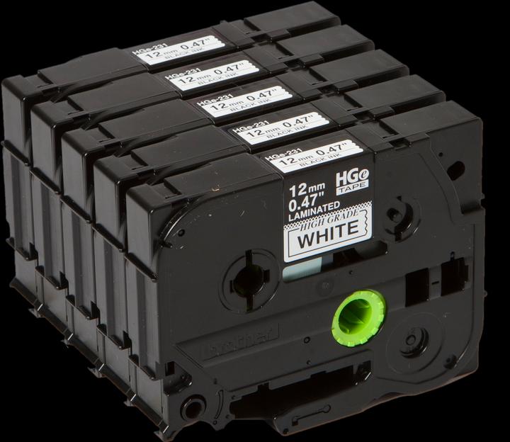 Actual product image Brother Hge-231 (1.20 cm, Black, White)
