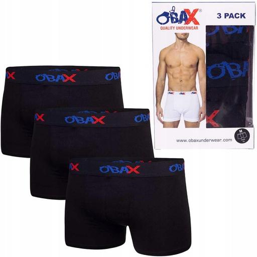 Immagine prodotto Obax Boxer Uomo 3p, Nero M (M)