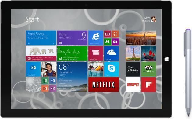 Produktbild Microsoft Surface Pro 3, 256GB SSD (12", Intel Core i7-4650U, 8 GB, 256 GB)