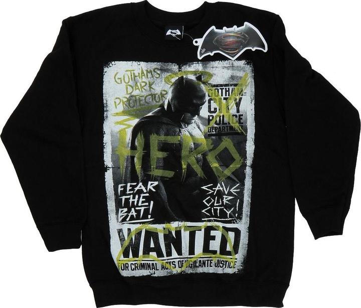 Batman v Superman Wanted Poster Sweatshirt (XXL)