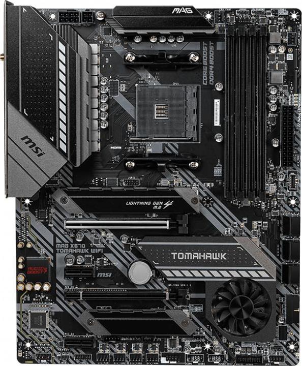 Actual product image MSI MAG X570 TOMAHAWK WIFI (AM4, AMD X570, ATX)