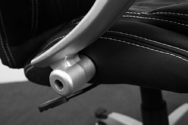 Produktbild Jet-Line Bürostuhl Rom schwarz Chef Sessel Echtleder Schreibtischstuhl Schreibtischsessel