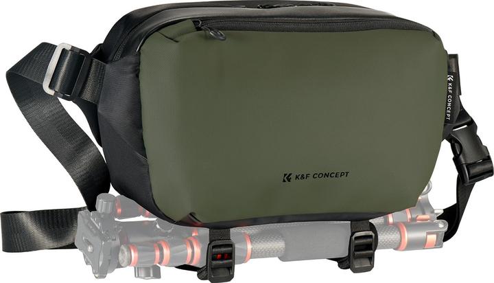 Image du produit K&F Concept Sac à bandoulière 10L (Sacoche de hanche pour appareil photo, 10 l)