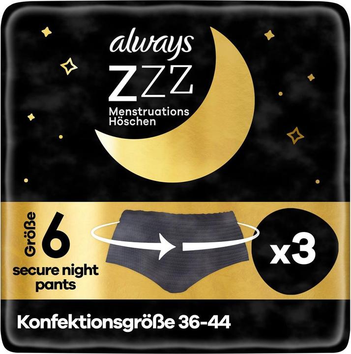 Image du produit Always Zzz Culottes de menstruation (S/M)