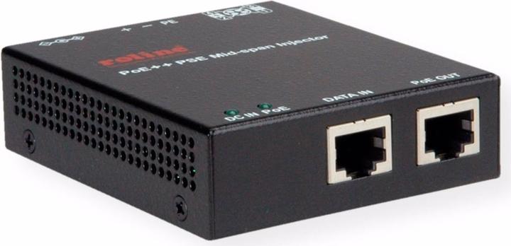 Roline Industria 2-P. PoE Mid-Span Inj. (802,3at (PoE+), 802.3af (PoE), 90 W)