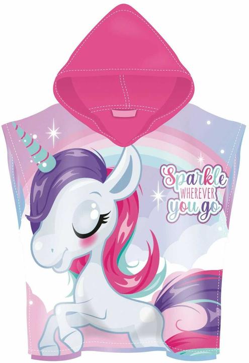 Handtuchponcho Einhorn