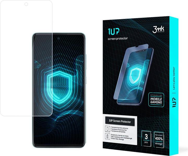 Actual product image 3MK Folia 1UP Sam A725 A72 4G Folia Gaming 3szt (3 Piece, Galaxy A72)