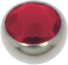 Bijouteria 1.2mm Titan Piercingteil (Swarovski Kristall, Titan)
