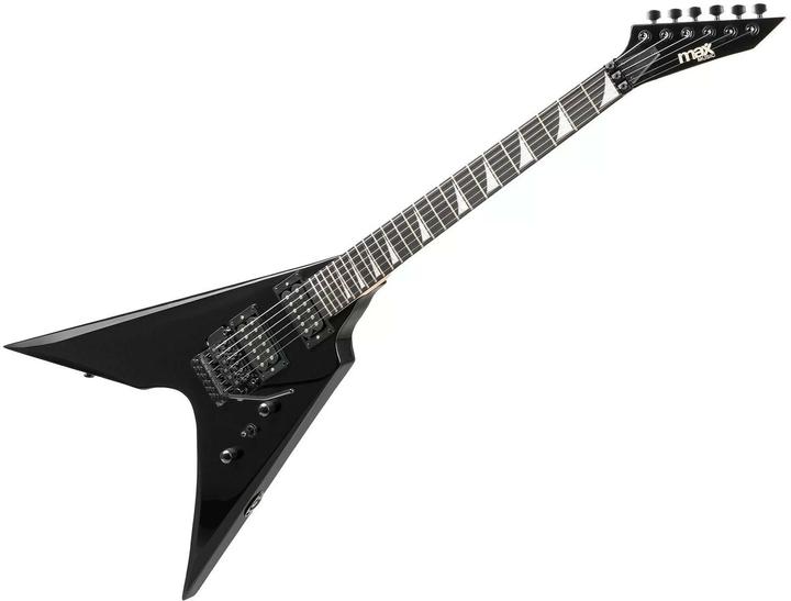 Produktbild Max E-Gitarre GigKit Rock Style Schwarz (E-Gitarren Set, Hals: Linde, Griffbrett: Rosenholz)