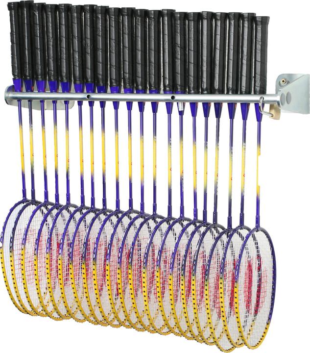 Sport-Thieme Suspension device for badminton rackets