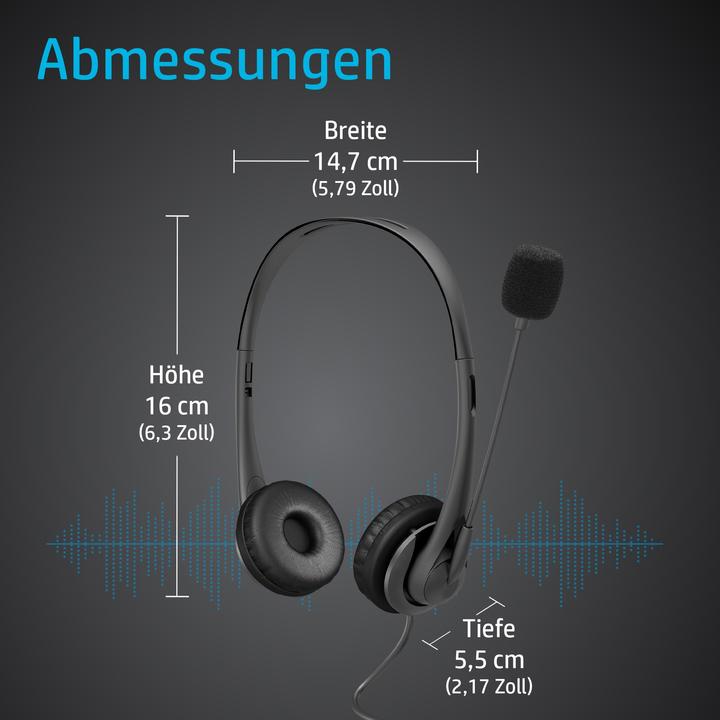 Produktbild HP 3.5MM G2 Stereo Headset (Kabelgebunden)