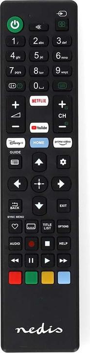Productafbeelding Nedis Vervangende afstandsbediening | Geschikt voor: Sony | Vast | 1 apparaat | Amazon Prime / Disney + (Apparaat-specifieke afstandsbediening, Infrarood)