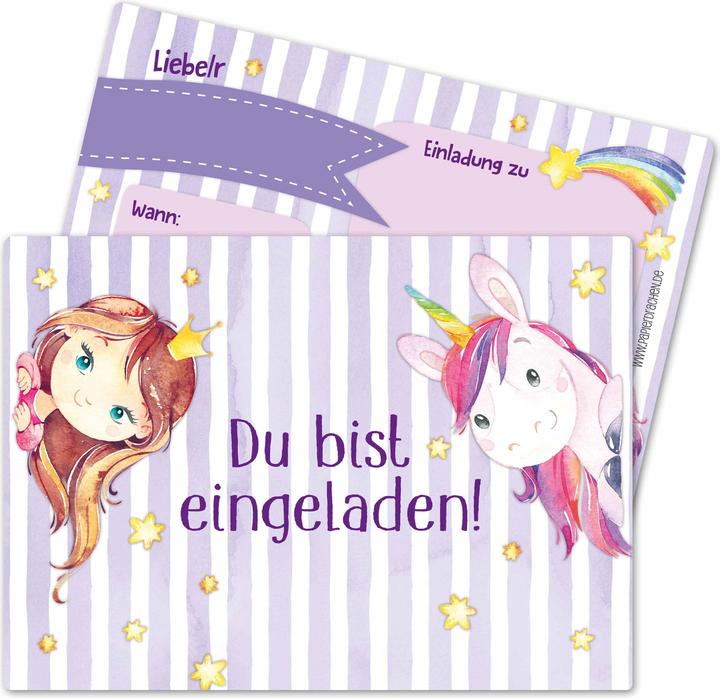 Papierdrachen 12 biglietti d'invito (12 pz.)