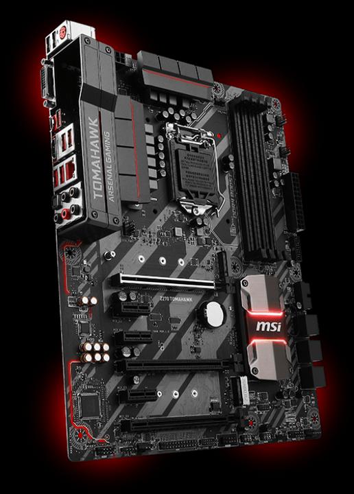 Produktbild MSI Z270 Tomahawk (LGA 1151, Intel Z270, ATX)