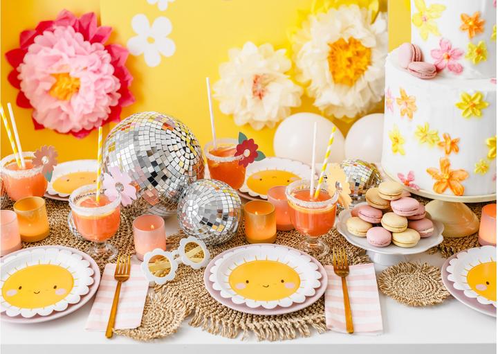 Actual product image Partydeco Assiettes - Soleil (6pcs) (6 x)