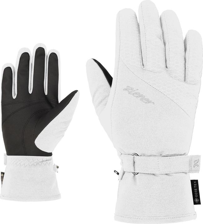 Ziener Alpine Damen Ski Handschuhe KLAIRE GTX weiss - 7 (7)