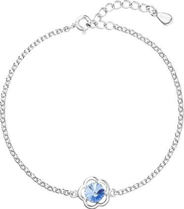 Evolution Group Silver bracelet with Swarovski crystal 33117.3 Lt. Sapphire (L)