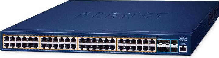 Produktbild Planet L3 48-Port 10/100/1000T PoE+ +6-Port 10G SFP+ (54 Ports)