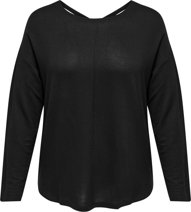 Produktbild Only Curvy einfarbiges Oberteil mit langen Ärmeln (M)
