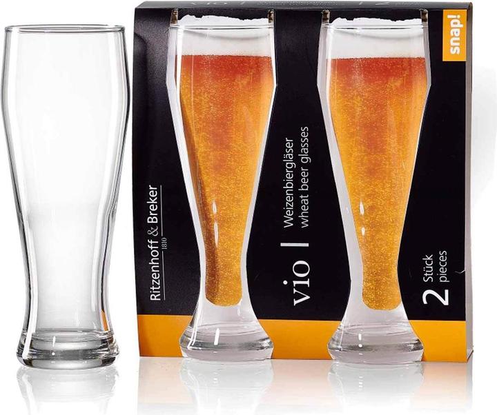 Actual product image Ritzenhoff & Breker Wheat Beer Glasses Vio (0.50 l, 2 x)