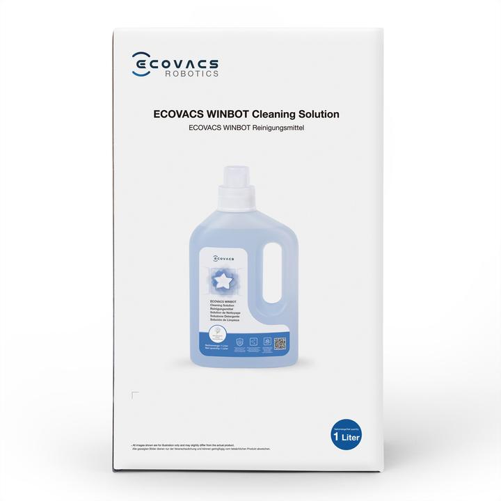 Actual product image Ecovacs WINBOT cleaning solution 1l