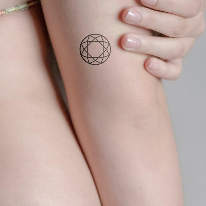 Immagine prodotto minink Tatuaggio temporaneo - Diamante rotondo
