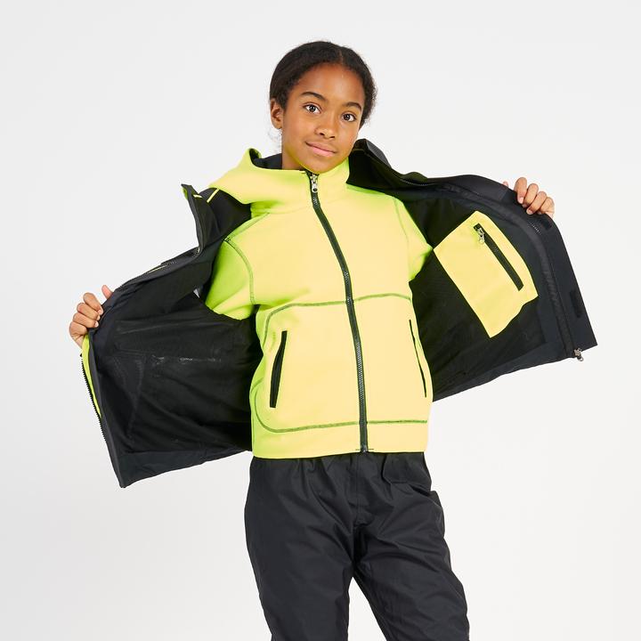 Produktbild Tribord Regenjacke Segeljacke Kinder wasserdicht winddicht - Sailing 300 dunkelgrau