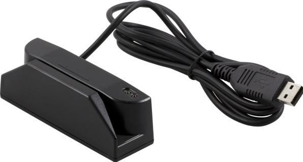 Produktbild Deltacoimp Magnetini?? korteli?? skaitytuvas, 1 + 2 + 3, USB, juodas TMSR-33K-SB / POS-402