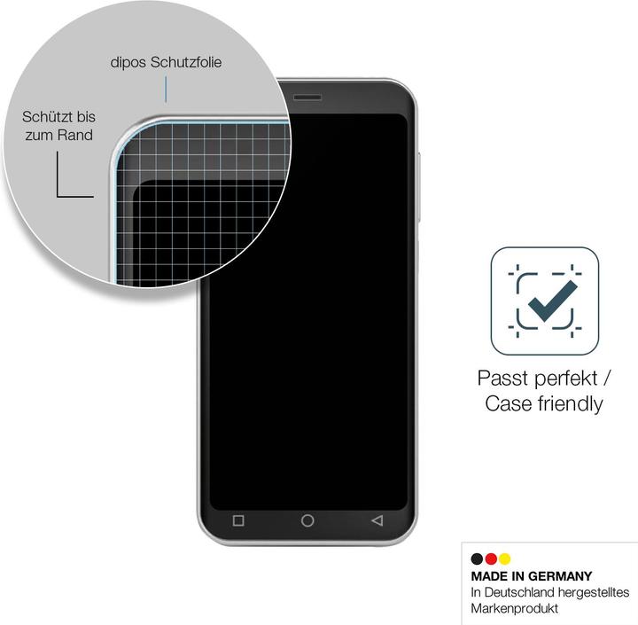 Immagine prodotto Dipos Anti-Shock Pellicola Protettiva opaco (1 Pezzo/i, Emporia Smart 5)