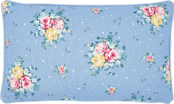 Greengate Laura Kissenhülle dusty blue 30 x 50 cm (30 x 50 cm)