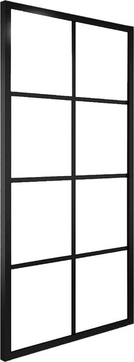 Produktbild Diverse Hardware Schiebetür Aluminium und ESG Glas 90x205 cm Schwarz