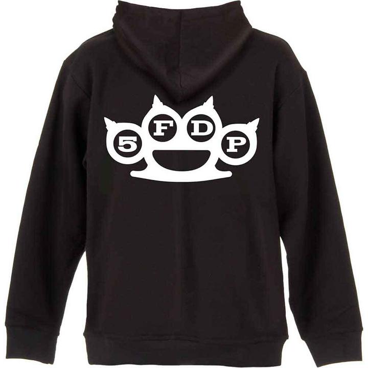 Immagine prodotto Five Finger Death Punch Felpa con Cappuccio e Zip Intera Pugno di Ferro Stampa posteriore Adulto Unisex (M)