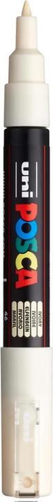Actual product image Posca Extra Fine Marker PC-1M (Ivory (608), 0.70 mm, 1 x)